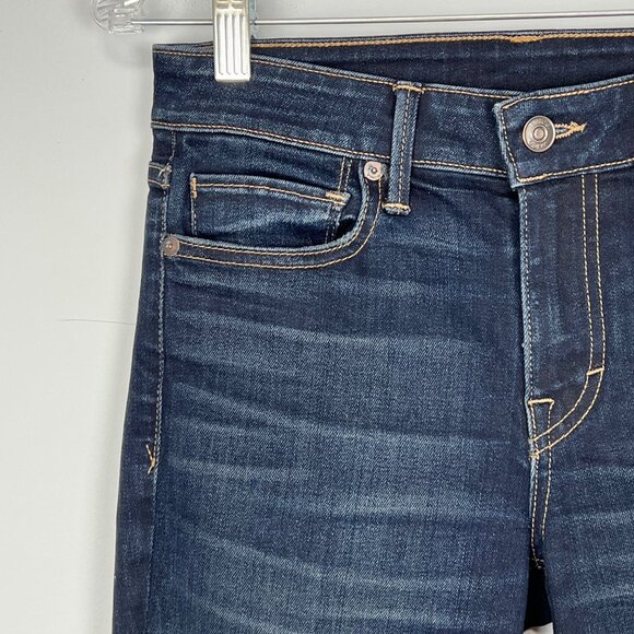 Vince Womens Crop Flare Jeans Dark Blue Wash DV281A2402 size 25 - Picture 6 of 15